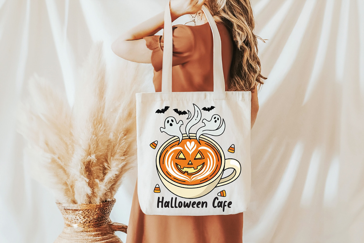 Halloween Cafe PNG, an Illustration by Daily.Designs (Photo 5 of 5)