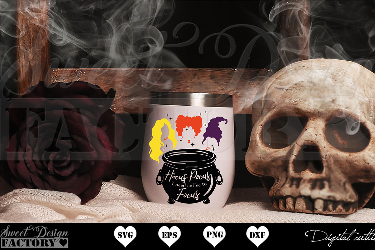 Hocus pocus, coffee SVG, a Decorative Illustration by Sweet sweet design (Photo 5 of 5)