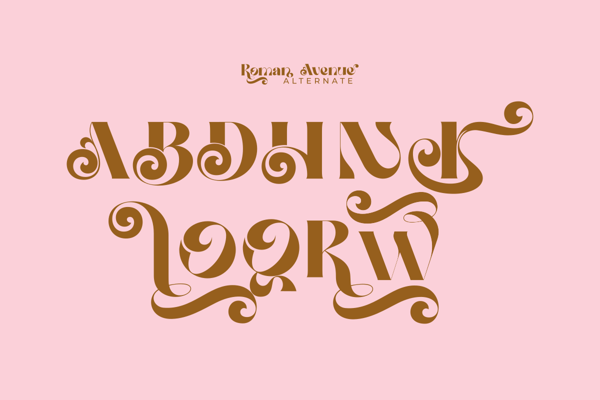 Roman Avenue, a Serif Font by zaaintype (Photo 9 of 14)