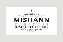 MISHANN TrueType - BOLD & OUTLINE