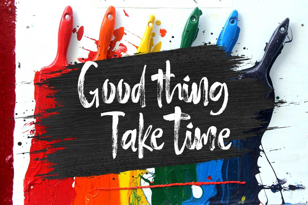 Hello Kindess Brush Font, a Handwritten Font by Lucky Type (Photo 4 of 7)