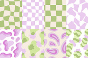 Y2K Wavy Patterns collection, a Pattern Graphic by Felizabeth Design (Thumbnail 12 of 13)