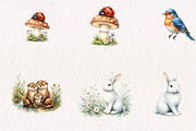 Woodland Clipart – Big Bundle, a Seasonal Illustration by CreationArt (Thumbnail 4 of 7)