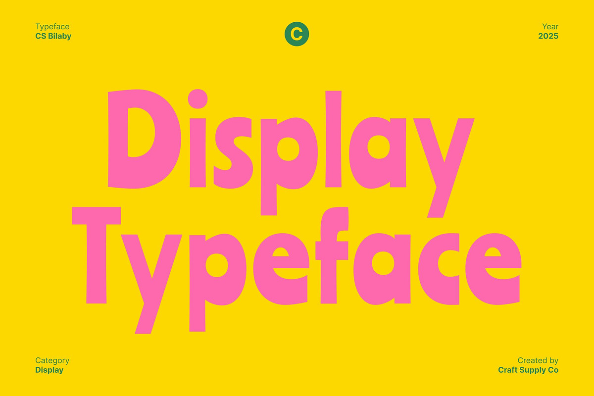 CS Bilaby – Playful Font, a Sans Serif Font by Craft Supply Co. (Photo 2 of 8)