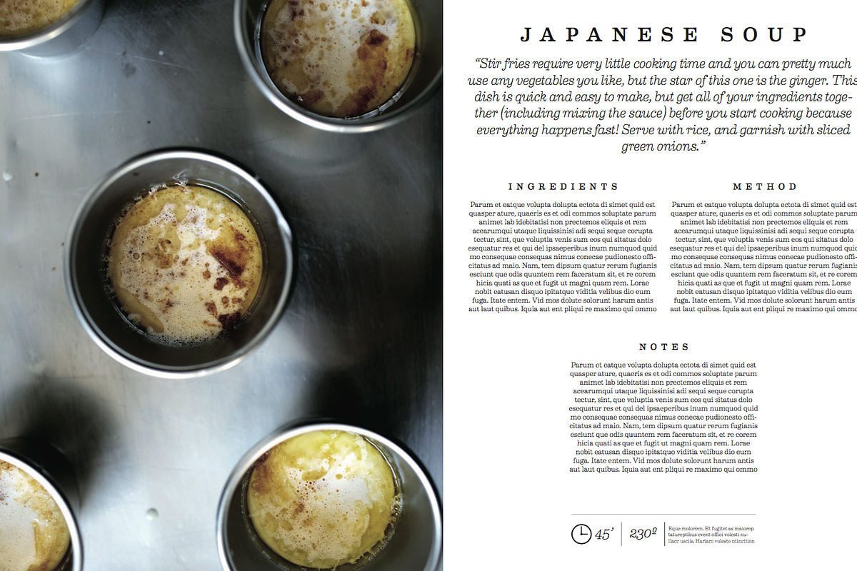 Cookbook / Recipe Book Template, a Brochure Template by ADD+ (Photo 12 of 16)