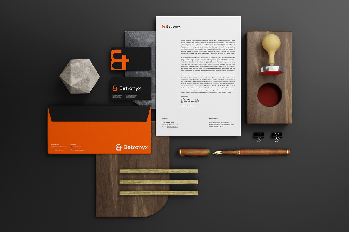 Stationery Mockup, an Advertising Mockup by SLAB! Design (Photo 5 of 5)