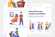 Beauty Salon Vector Art Set, a Person Illustration by Vectors Market (Thumbnail 4 of 7)