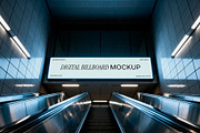 4 Billboard Mockups Escalators Set, an Advertising Mockup by rodrigofkaminski (Thumbnail 5 of 5)
