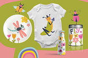 Bugs. Graphic clip art, an Object Graphic by Maru_art (Thumbnail 8 of 11)