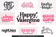 HAPPY VALENTINE Font Bundle, a Script Font by Blush Font Co. (Thumbnail 1 of 3)