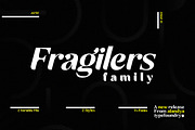 Fragilers Family, a Sans Serif Font by Alandya TypeFoundry (Thumbnail 1 of 8)