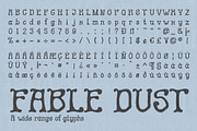 Fable Dust Typeface, a Serif Font by softulka (Thumbnail 9 of 9)