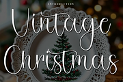 Vintage Christmas, a Handwritten Font by FreshTypeINK (Thumbnail 1 of 8)