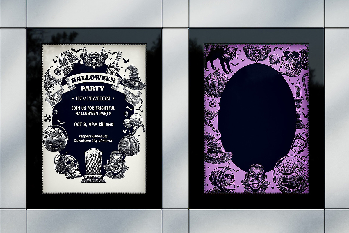 Halloween Hand-Drawn Illustration, an Object Graphic by bazzier_graphik (Photo 6 of 9)