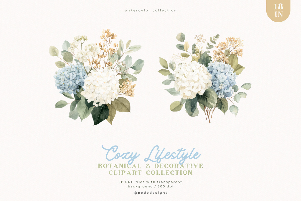 Cozy Lifestyle Collection, a Decorative Illustration by PeDe Designs (Photo 12 of 19)