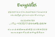 EasyNotes | Casual Handwritten Font, a Script Font by Ayca Atalay (Thumbnail 8 of 11)