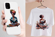 Study Black Girl Magic Clipart Set, an Illustration by Jalina Clipart Studio (Thumbnail 4 of 6)