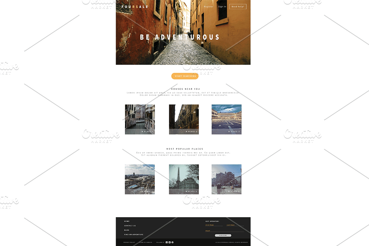 Regulize PSD Home Page Template, a Websites & App Template by tiagocarrico (Photo 4 of 4)