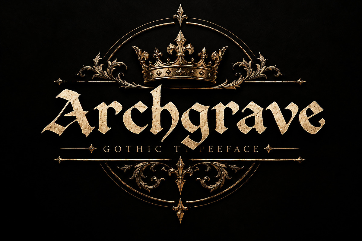 Archgrave Blackletter, a Blackletter Font by Wow Magic (Photo 2 of 5)