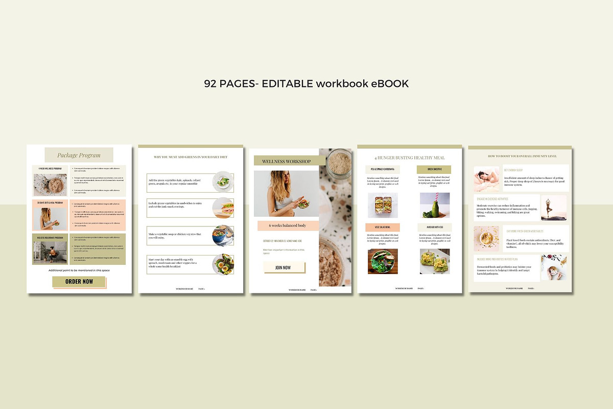 Health and Wellness Canva Template, a Magazine Template by Deepa Template Studio (Photo 3 of 17)