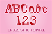 Cross Stitch Display Font Bundle, a Font by GG Design (Thumbnail 6 of 23)