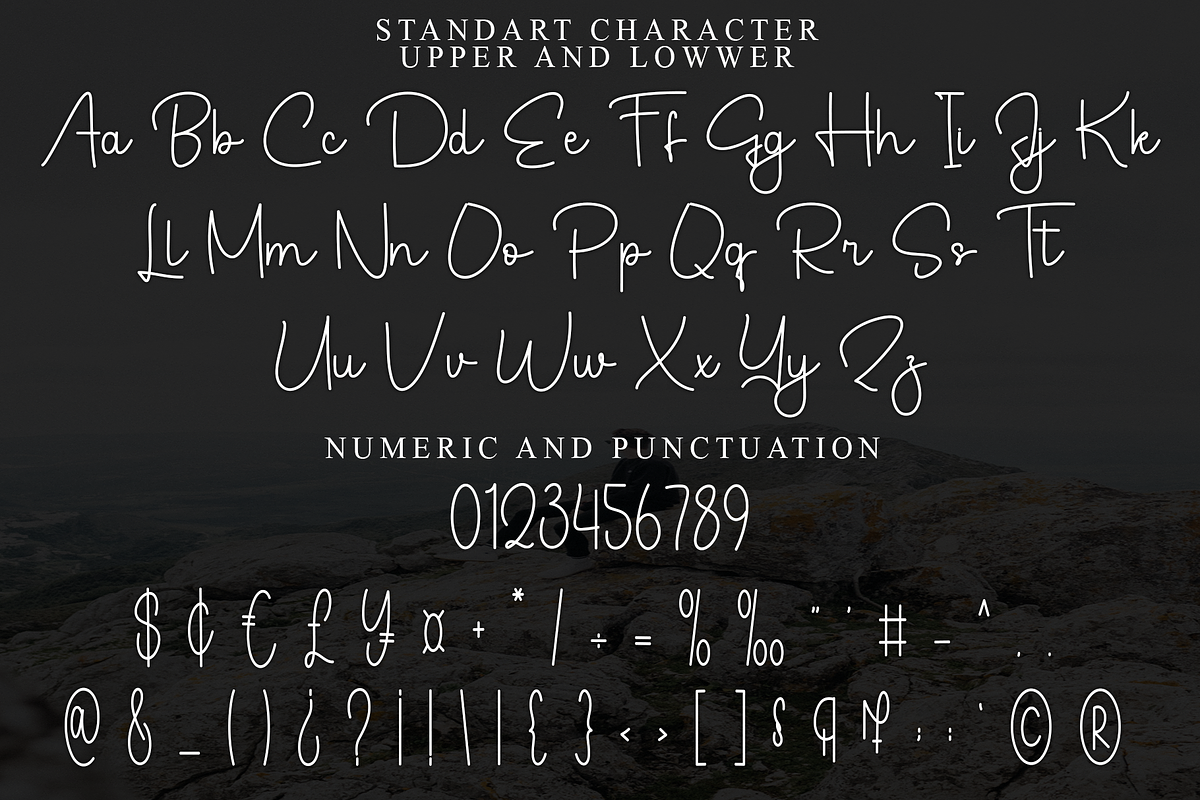 Delight Calligraphy, a Handwritten Font by FreshTypeINK (Photo 3 of 8)