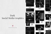 Dark Pack, a Social Media Template by Social Corner Graphics (Thumbnail 7 of 8)