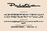 Pulytic - Casual Script Font, a Script Font by Fikryal Studio (Thumbnail 13 of 14)