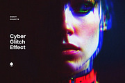 Cyber Glitch Photo Template, a Layer Style Add-On by Design Squad (Thumbnail 1 of 7)