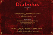 Diabolus - Serif Font Family, a Serif Font by Artistic & Unique (Thumbnail 2 of 14)