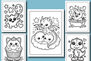 Adorable Simple Art Coloring Book, an Animal Illustration by Design Home (Thumbnail 3 of 6)