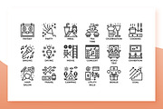 Activities Icons, an Outline Icon by Becris (Thumbnail 3 of 3)