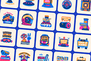 Science Stickers Set, an Emoji Icon by Vectors Market (Thumbnail 6 of 8)