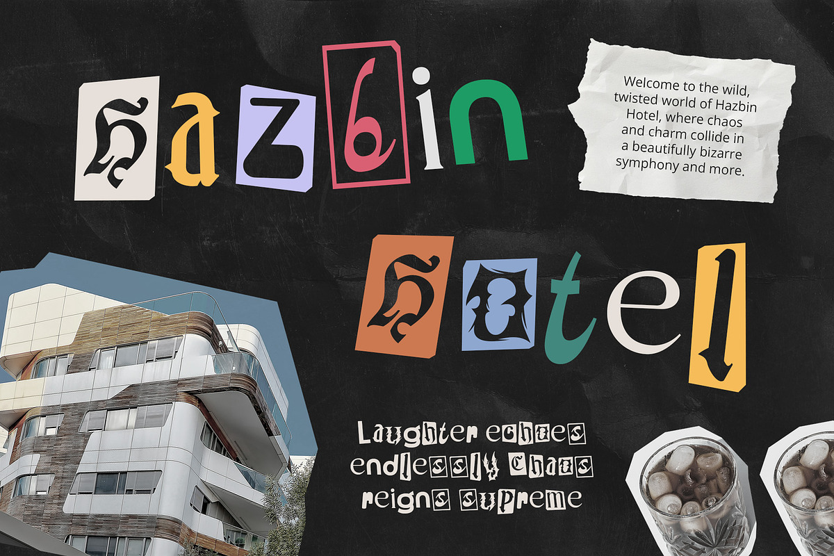 CS Colada – Collage Font, a Sans Serif Font by Craft Supply Co. (Photo 3 of 8)