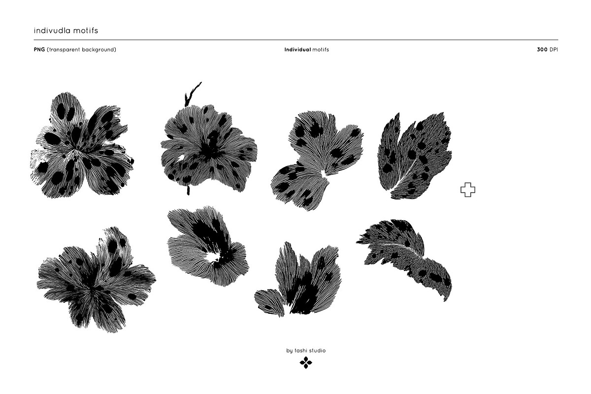 Mono Chic Abstract Floral Pattern, a Pattern Graphic by TSTUDIO (Photo 14 of 14)