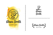 Hand drawn feminine premade logo v02, a Branding & Logo Template by Nues Design (Thumbnail 7 of 12)