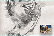 Realistic Pencil Sketch CS3+, an Action Add-On by Amorjesu.com (Thumbnail 11 of 16)