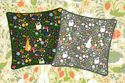 Leaf,botanic wreath, Easter elements, a Decorative Illustration by Rimma (Thumbnail 6 of 7)