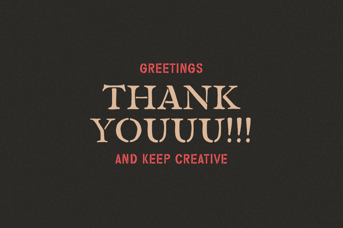 Gripstone Stencil - Vintage Font Duo, a Sans Serif Font by Martype Co (Photo 9 of 9)