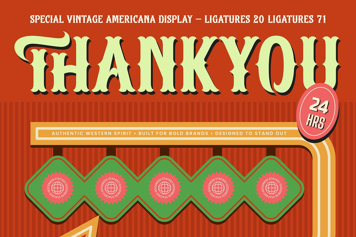 Bechon Spurs Special Vintage Display, a Slab Serif Font by timelesstype.co (Photo 15 of 15)