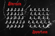 Slithevran - Display Blackletter, a Blackletter Font by Dhabee (Thumbnail 2 of 17)