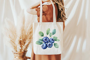 Watercolor Blueberries Clipart, an Illustration by Libby Wishes (Thumbnail 7 of 11)