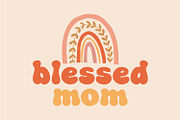 Boho Mama - Retro Groovy Font, a Sans Serif Font by Keithzo (Thumbnail 3 of 5)