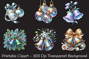 Iridescent Christmas Bells & Baubles, an Illustration by RobertsArt (Thumbnail 7 of 7)
