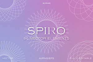 SPIRO | Vector design elements