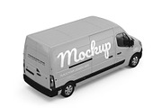 Delivery Van Vehicle Wrap Mockup, an Advertising Mockup by graphypix (Thumbnail 4 of 4)
