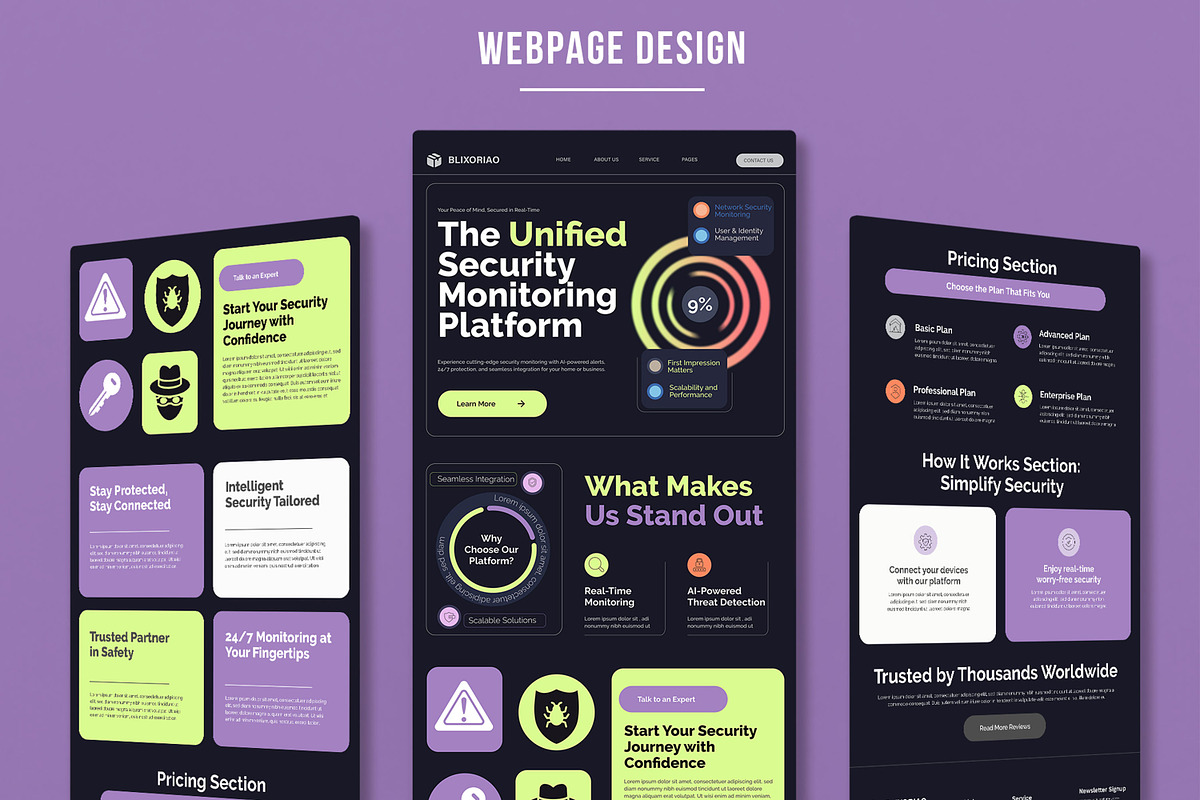 Services Business Landing Page, a Landing Page Template by MightyDesign (Photo 1 of 9)