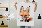 Baby fox, an Animal Illustration by TanyaSchuka (Thumbnail 5 of 5)