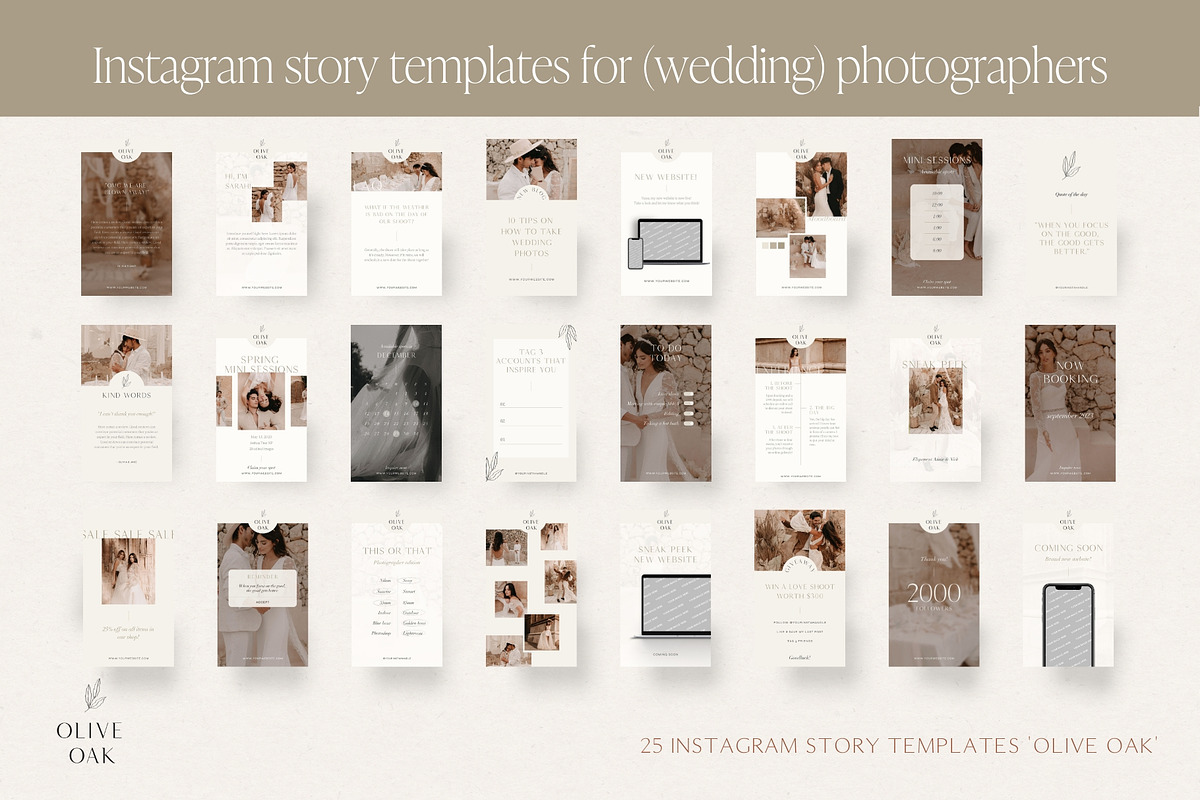 Wedding Photographer Story Templates, a Social Media Template by Wonderlik Webdesign (Photo 8 of 10)