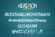 Headson - Display Font, a Font by Garisman Std (Thumbnail 8 of 9)